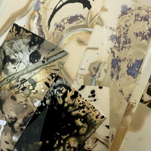 Experimente Fotografie: Chemigramme entstanden im Fotogramm Workshop Erika Babatz