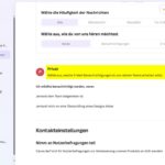 Screenshot der Seite mit den Benachrichtigungseinstellungen von Canva auf Deutsch mit Optionen zur Verwaltung von E-Mail-Benachrichtigungen und Team-Benachrichtigungen mit mehreren gelb hervorgehobenen Kippschaltern. (KI generierte Beschreibung)